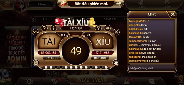 Game Tài Xỉu Sunwin Sân Chơi Đỉnh Cao Cho Cộng Đồng Cược Thủ Việt Nam